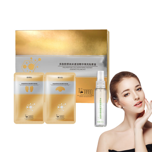 Spiral Peptide Deer Bone Collagen Essence Kit, PeptiDew Korean Peptide Deer Bone Soluble Collagen Film, Highprime Collagen Film, Korean Technology Soluble Collagen