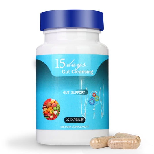 15 Day Gut Cleanse, Gut Support 15 Day Cleansing, 15 Day Gut Cleanse and Colon Support, 15 Days Cleansing Gut Support, Colon Cleanse, Natural Slim Cleanse