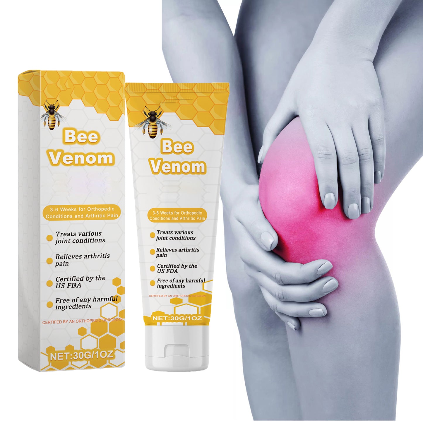 Bee Venom Specialized Therapeutic Gel, New Zealand Bee Venom Joint Relief Gel, Bee Venom Joint Physiotherapy Pain Relief Gel, Bee Venom Joint Pain Relief Gel